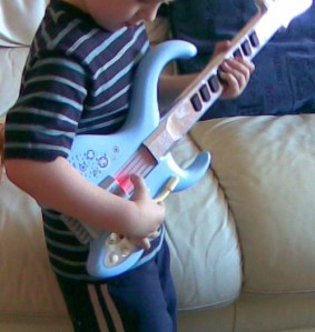 Young Rock Guitarist